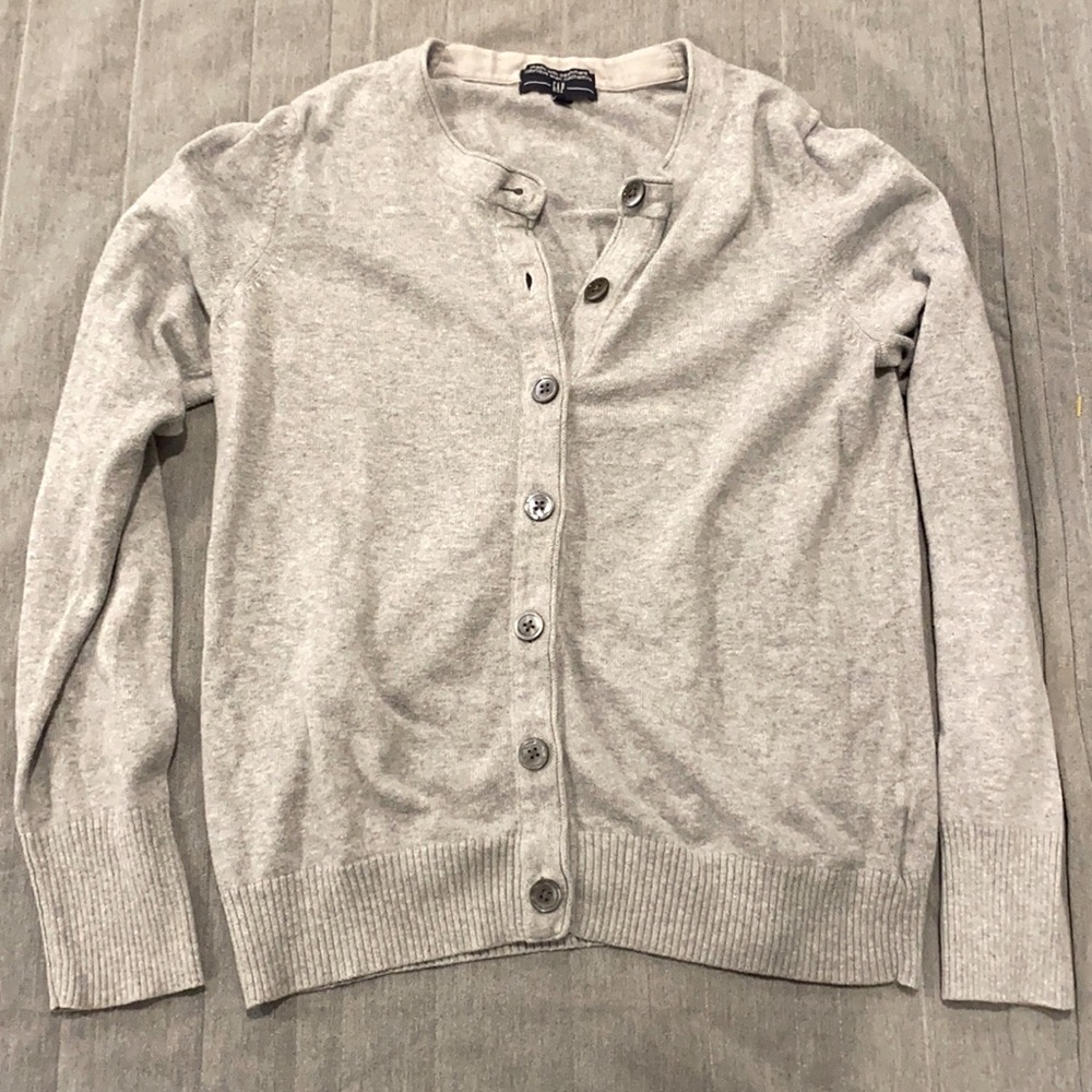 GAP Classic Grey Button-up Cardigan
